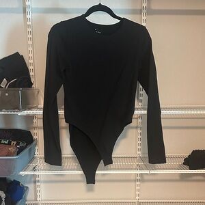 a new day Black Long Sleeve Bodysuit